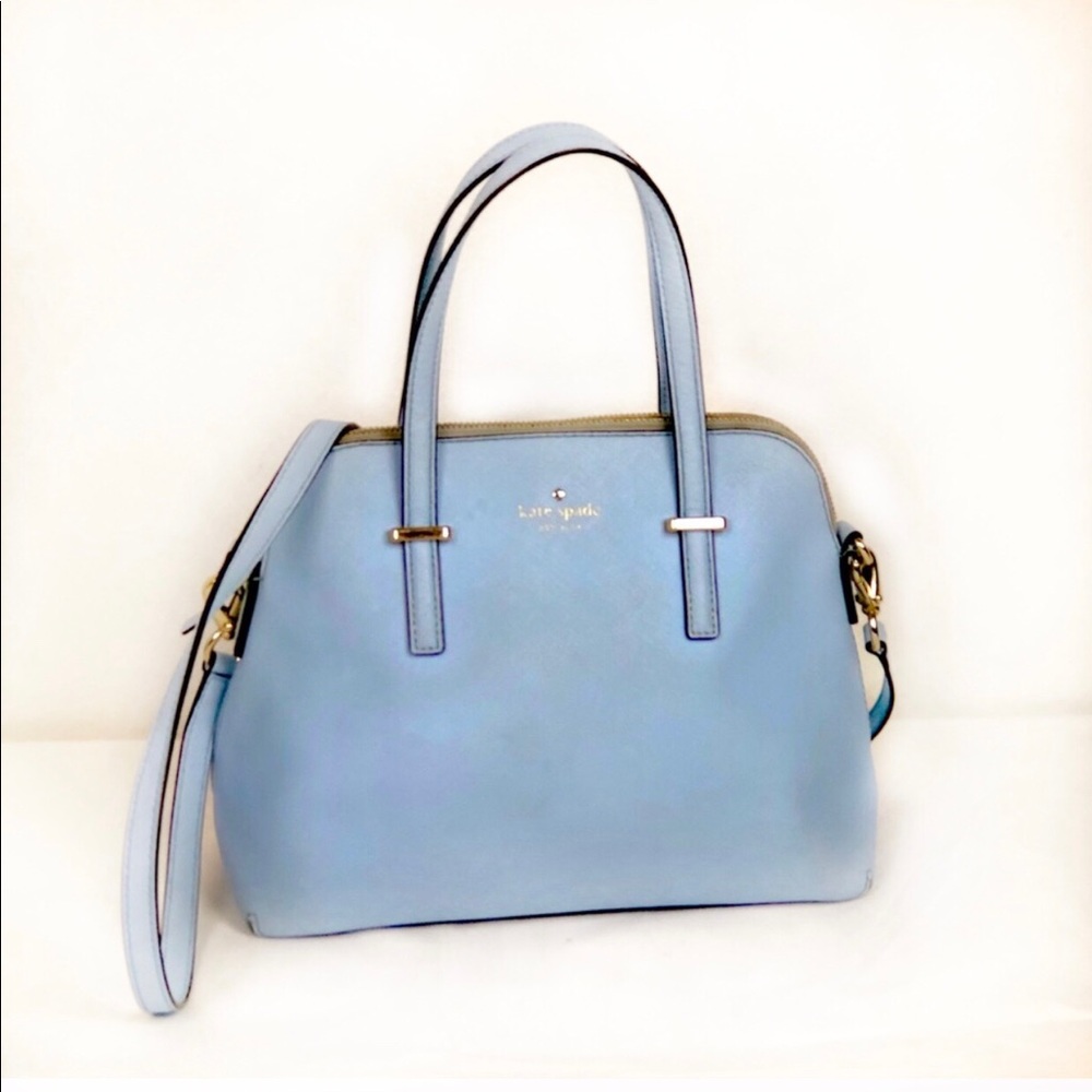 Kate Spade Cedar St Maise blue leather handbag - Picture 1 of 12